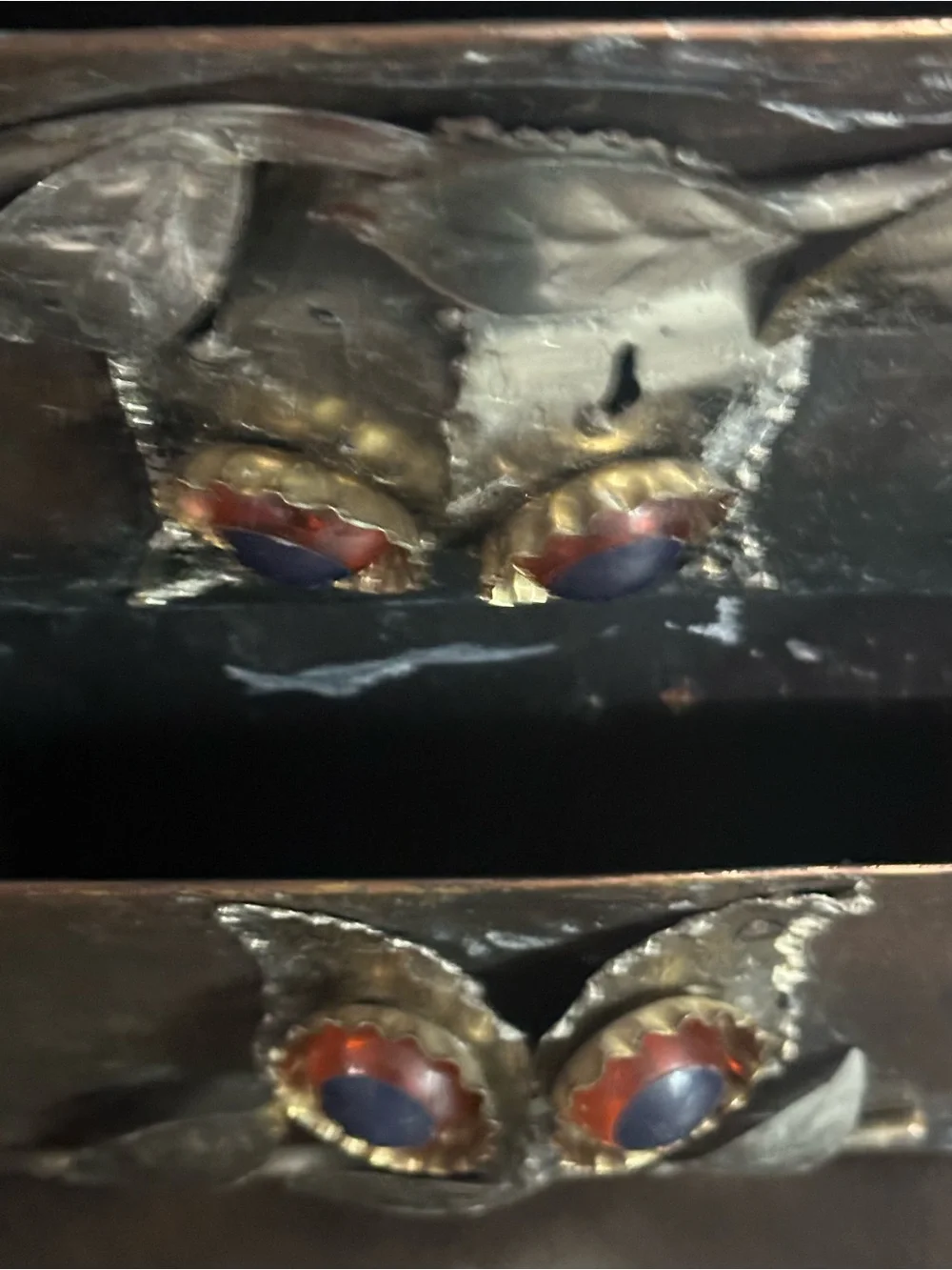 Wall-Mount 3-Tier Owl Mail Organizer vintage.